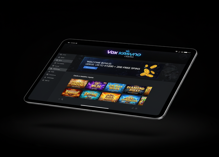 Vox Kasyno Kasyno na tablecie